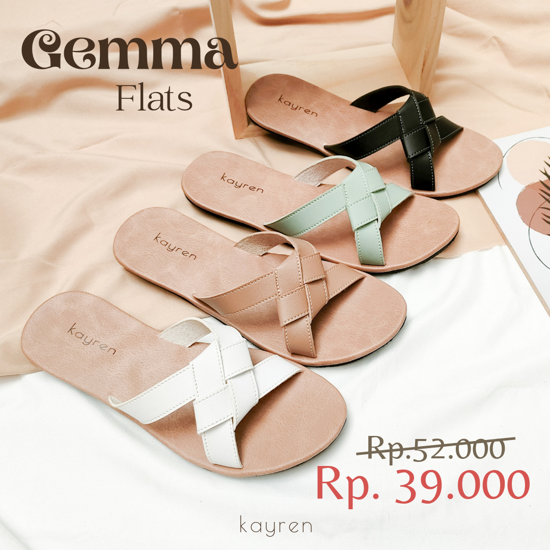 Gemma deals flat sandal