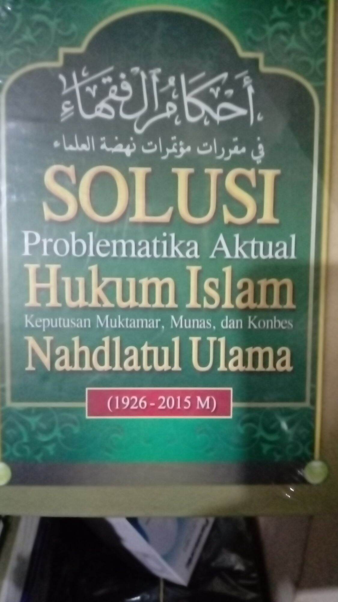 Ahkamul Fuqoha' Keputusan Bahtsul Masail NU | Lazada Indonesia