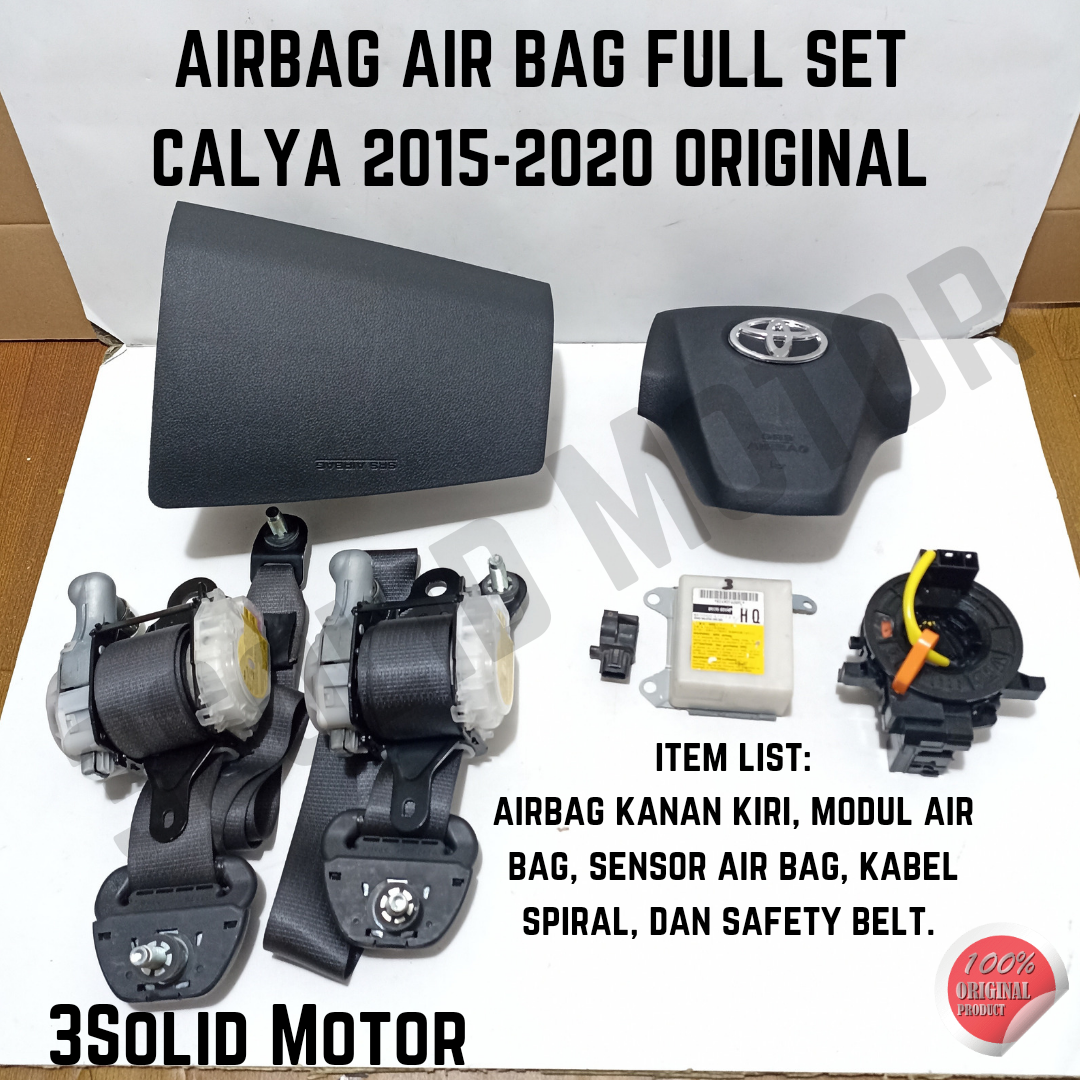AIRBAG AIR BAG FULL SET CALYA SIGRA 2016-2020 ORIGINAL Harga 3,799,999 rupiah*Gratis Ongkir