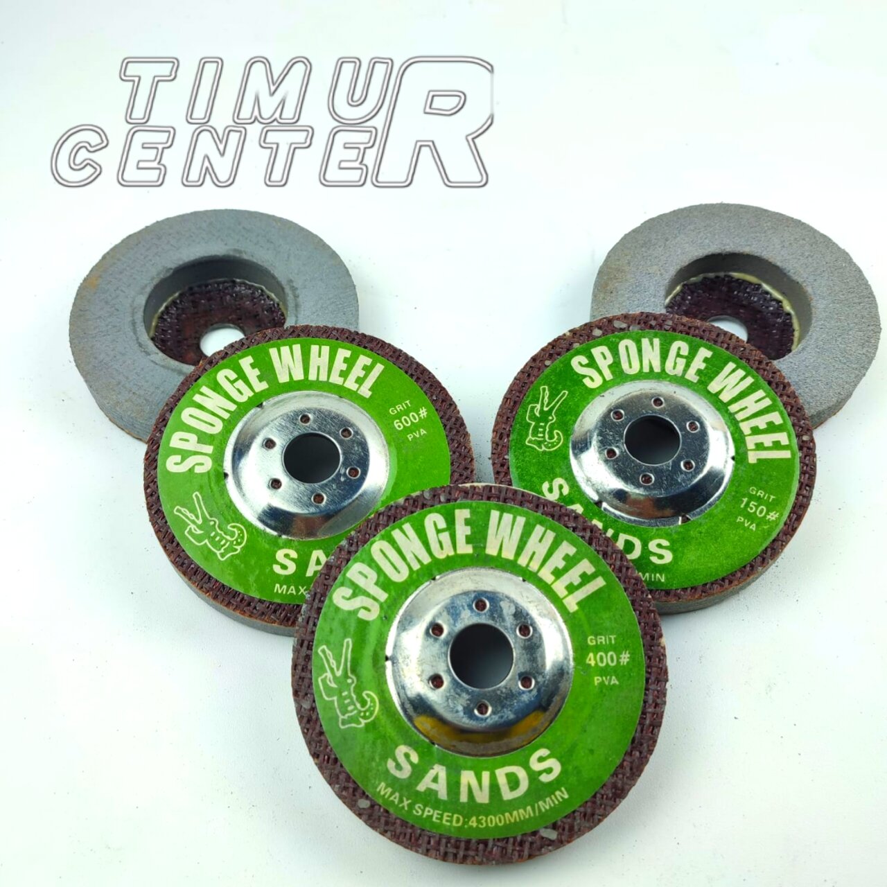 Mata Gerinda Poles Kaca 4 inch SPONGE Keramik Bepel Granit Marmer 100mm