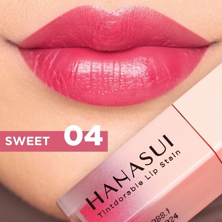 HANASUI Tintdorable Lip Stain / Liptint Hanasui Coral Tintdorable Jelly Vynil. 