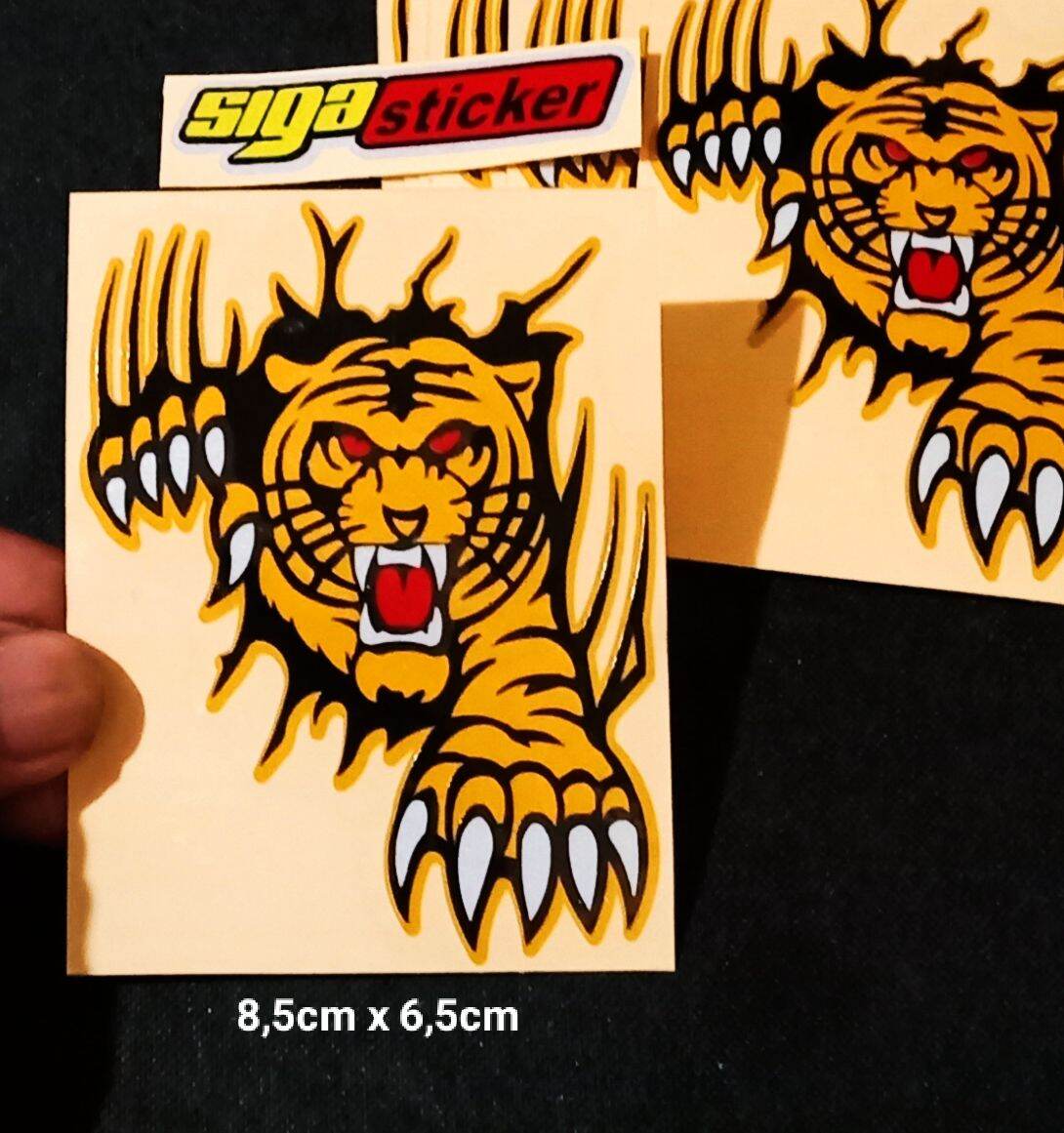 Stiker Harimau Sticker Macan Cutting Sticker Variasi Asesoris Motor