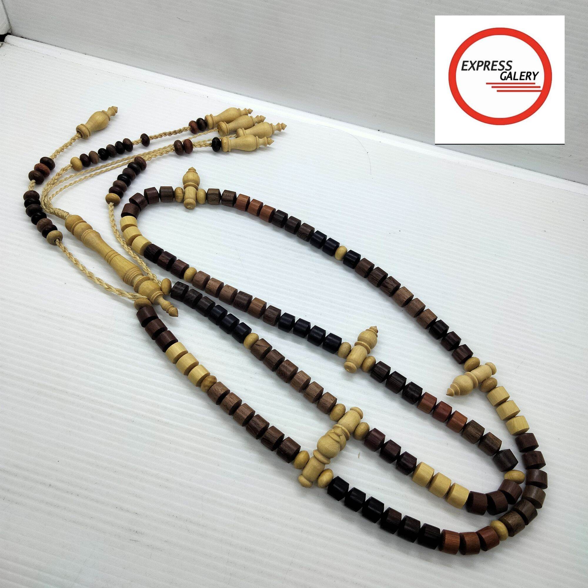 tasbih tijani 9 macam kayu bertuah motif marjan x930