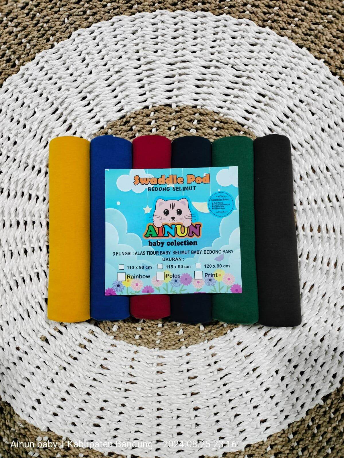 6 pcs Dan 3 Pcs Bedong Bayi Alas Ompol Bayi Selimut Bayi Pernel Bayi AINUN BABY