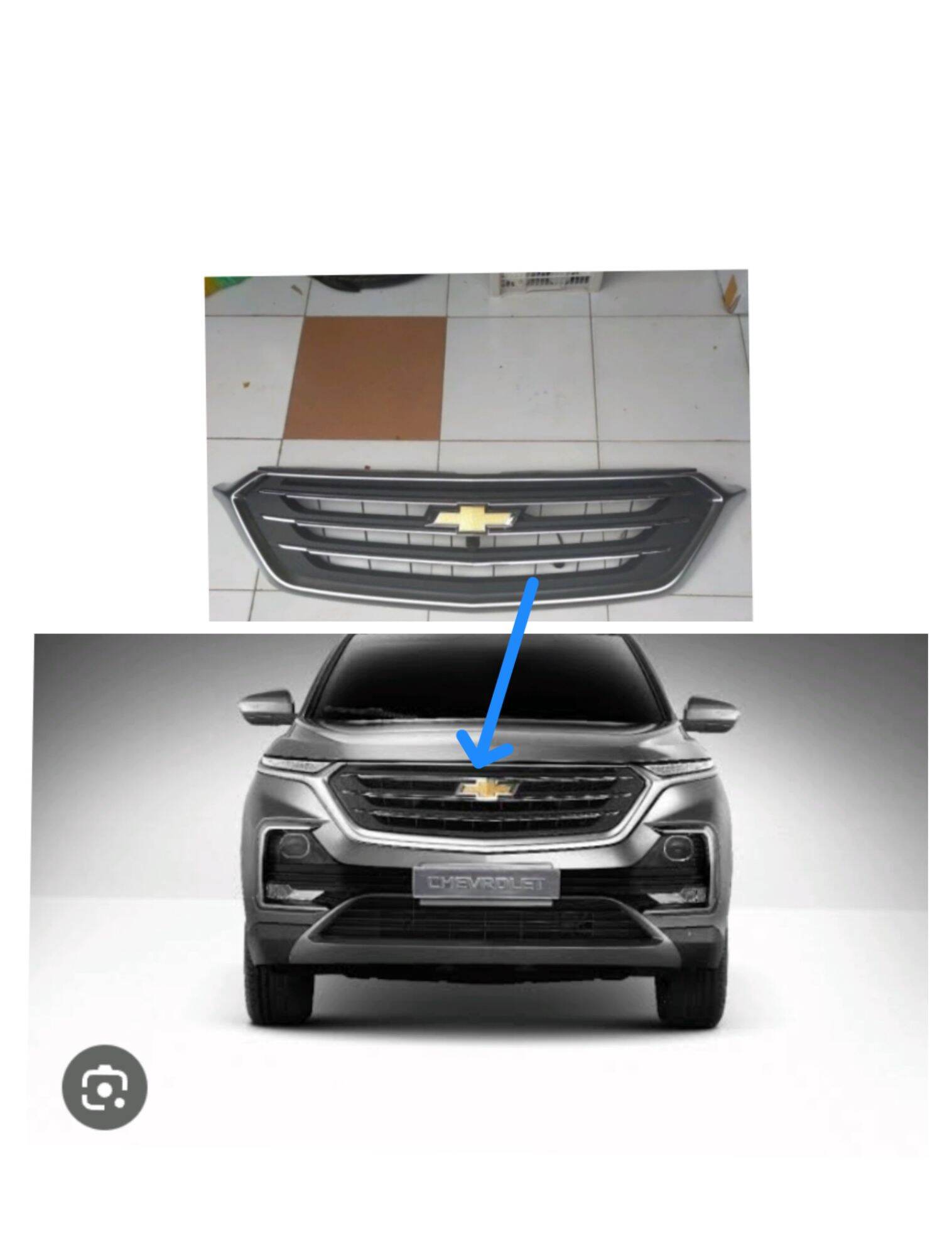 grill grille bumper depan Chevrolet captiva | Lazada Indonesia