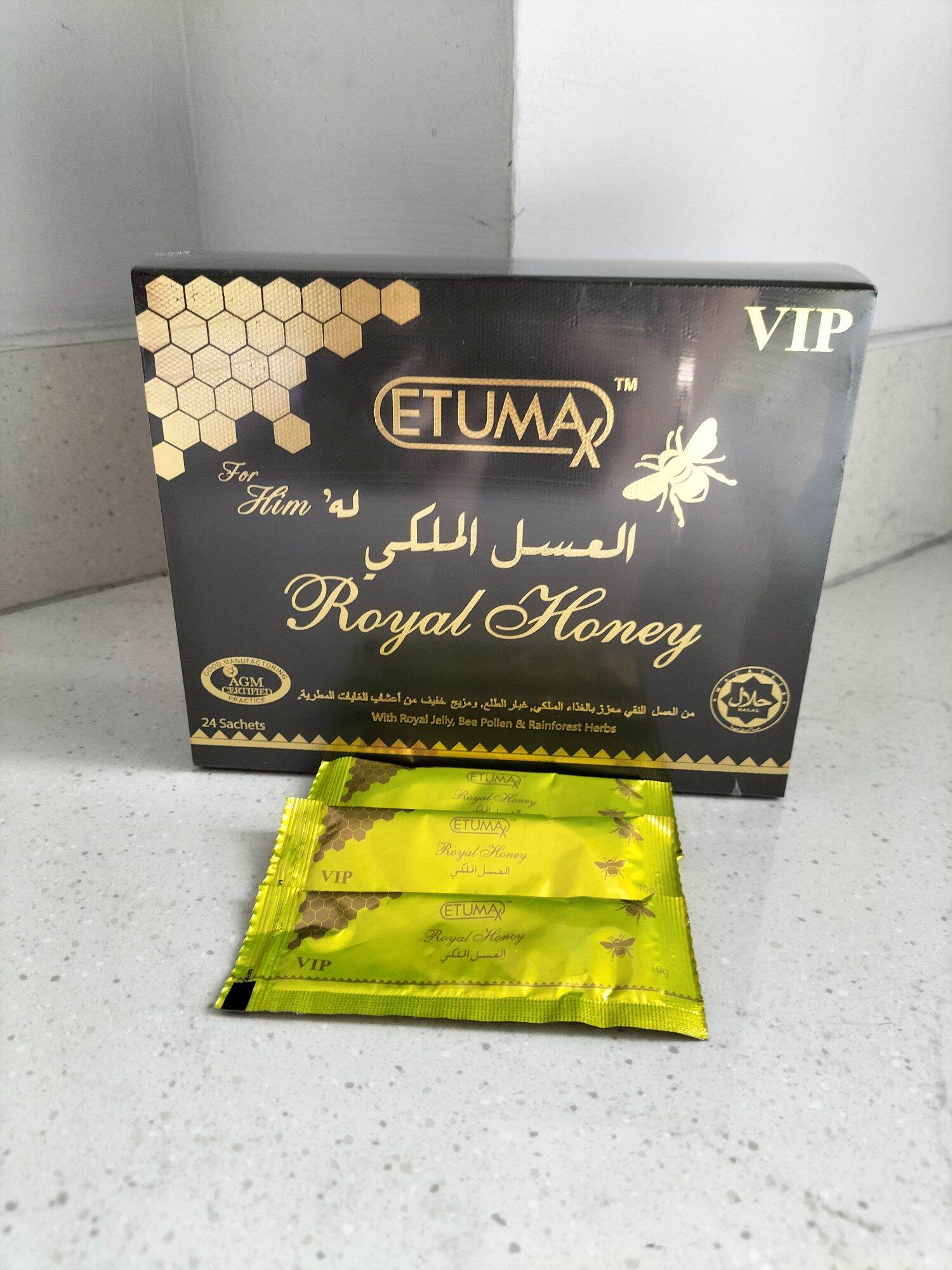 Etumax Royal Honey VIP 24 Sachet Original Malaysia | Lazada Indonesia