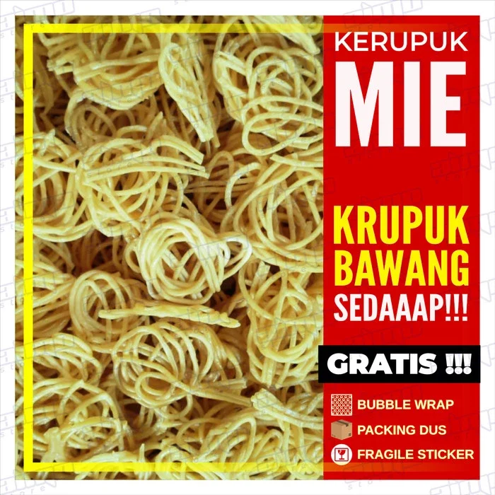 Kerupuk Mie Kuning Mentah 1kg Lazada Indonesia 