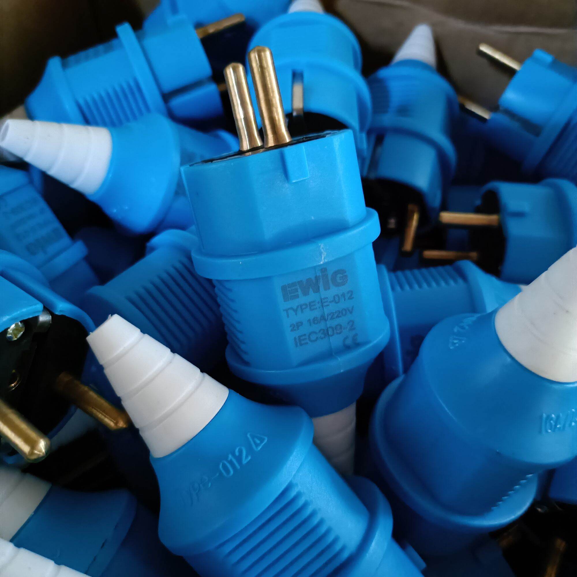 Steker Colokan listrik AC Ewig 16A/275V untuk power amplifier/Plug
