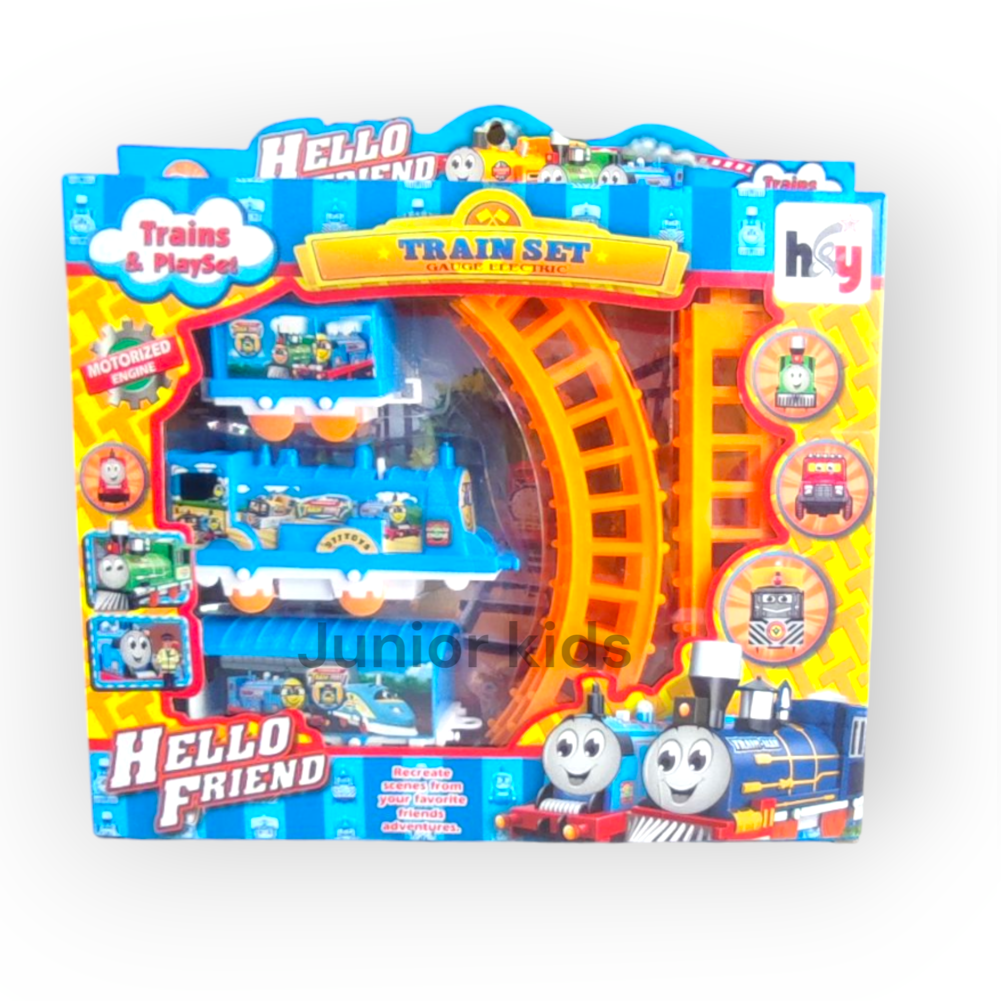 Maina kereta api mini train set hello friend | Lazada Indonesia
