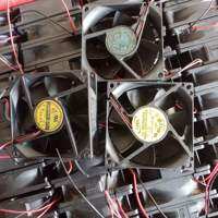 kipas kotak fan dc 8x8cm cabutan 12volt.telah lulus tes