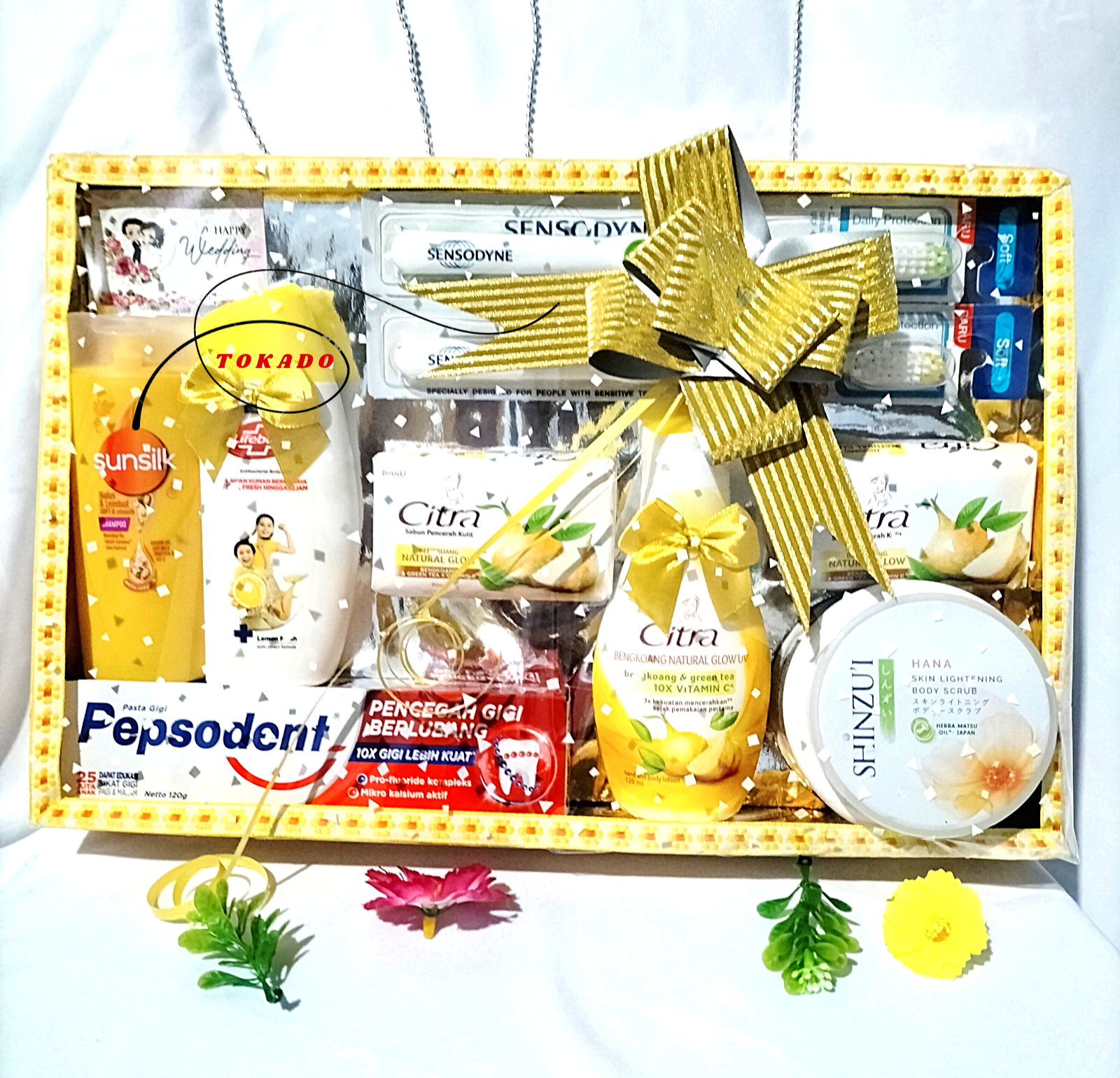 Paket seserahan / hantaran / kado pernikahan set mandi