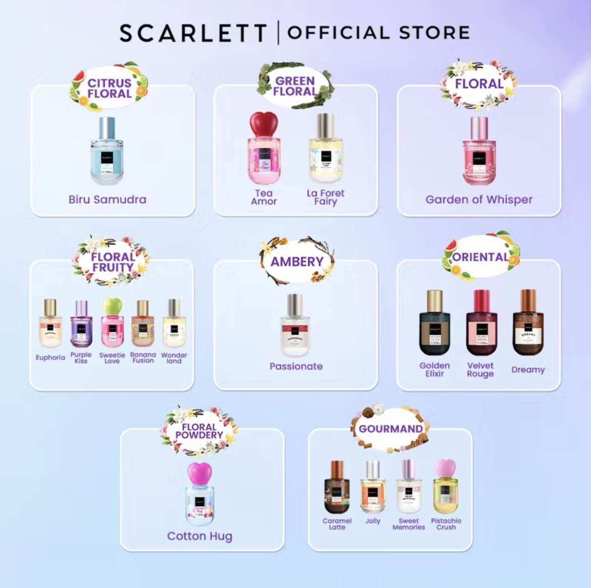 Scarlett Whitening Extrait De Parfum Biru Samudra 30ml