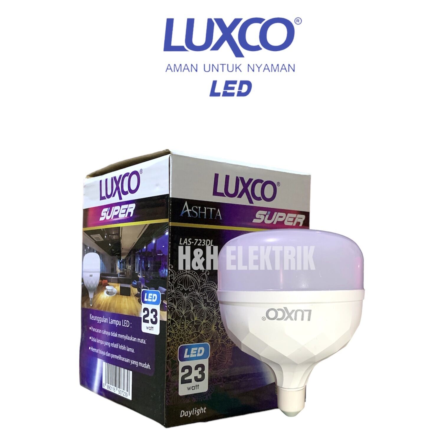 Luxco Lampu Led Buld Watt Luxco Ashta Super Terang