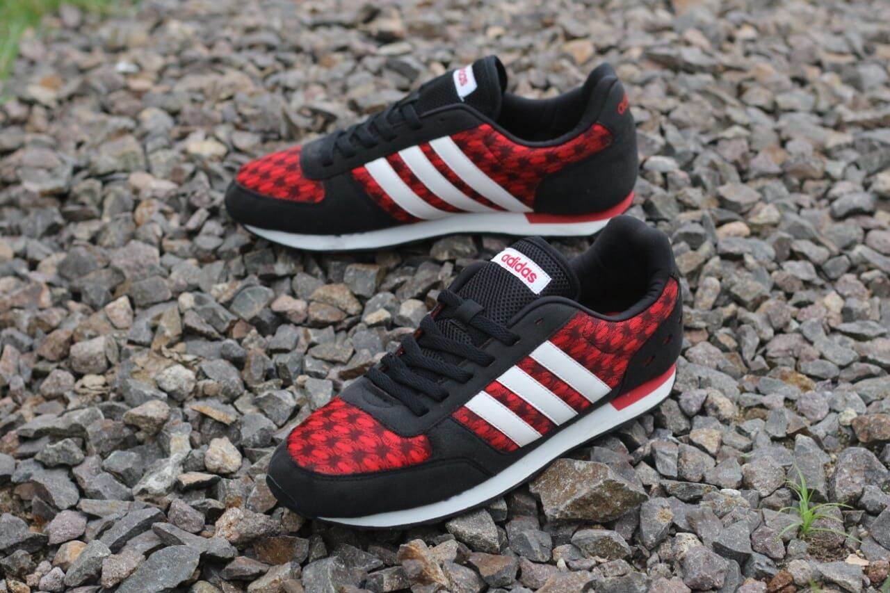 adidas neo red shoes