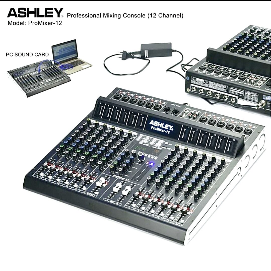 Mixer Ashley ProMixer 12 Original 12 Channel Effect DSP Lazada Indonesia