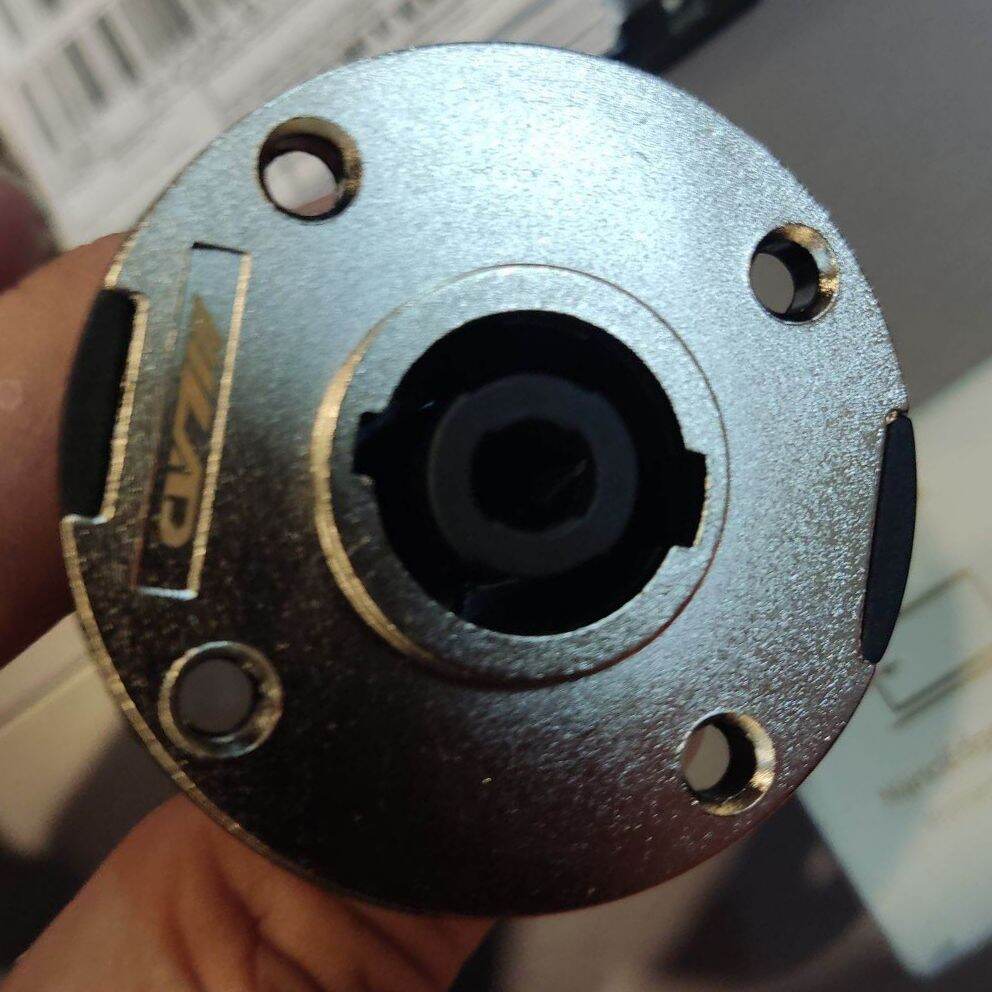 Socket speakon/soket spikon bulat full besi LAD original | Lazada Indonesia