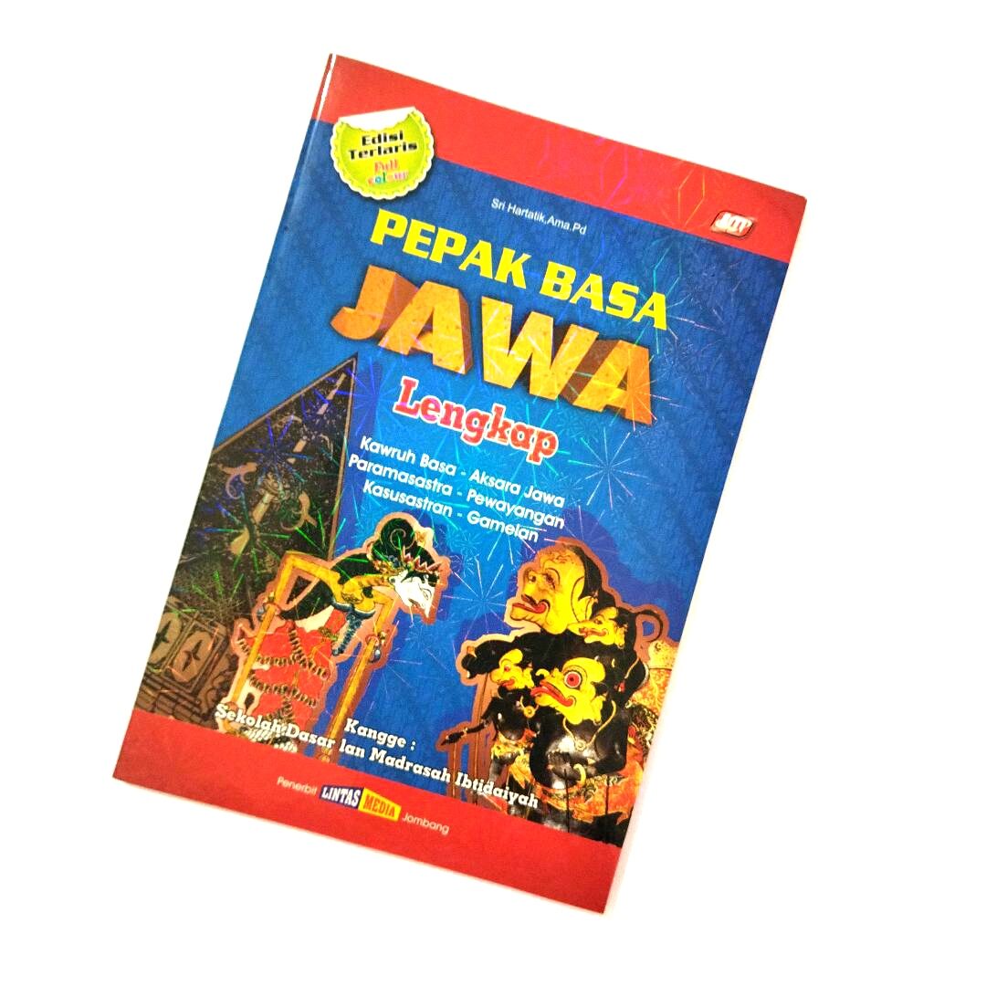 Buku Pepak Bahasa Jawa Lengkap Besar Full Colour Buku Kawruh Aksara