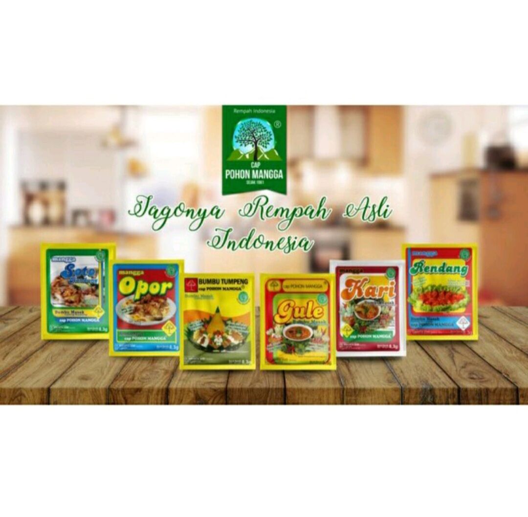 Bumbu Masak Cap Pohon Mangga Tumpeng Kari Gule Opor Rendang | Lazada ...