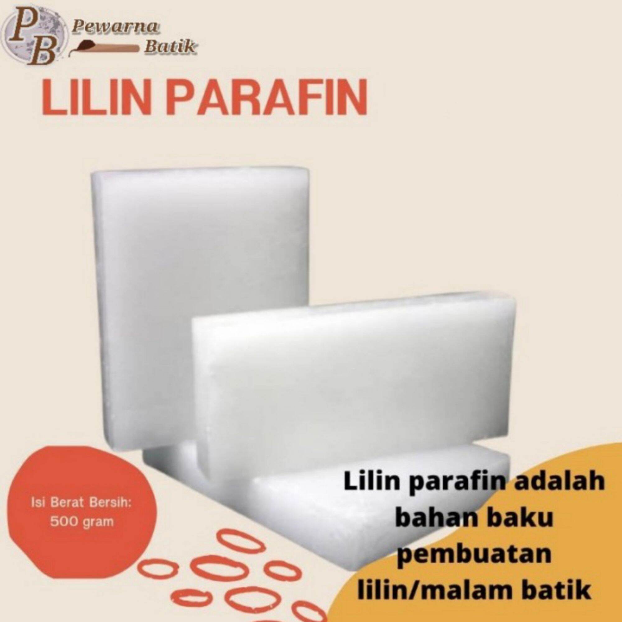Paraffin Wax Parafin Padat Lilin Putih Isi 500 Gram Semi-refined