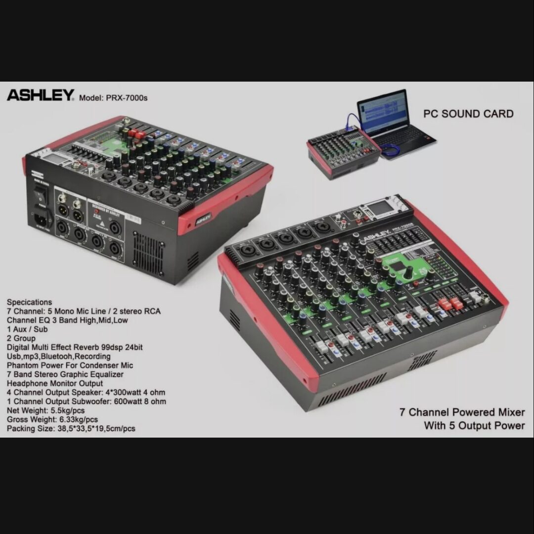 Power Mixer Ashley PRX 7000s Original Lazada Indonesia