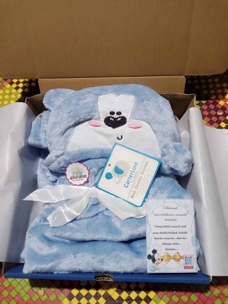 hampers selimut baby selimut karakter lembut kado kelahiran bayi parsel bayi