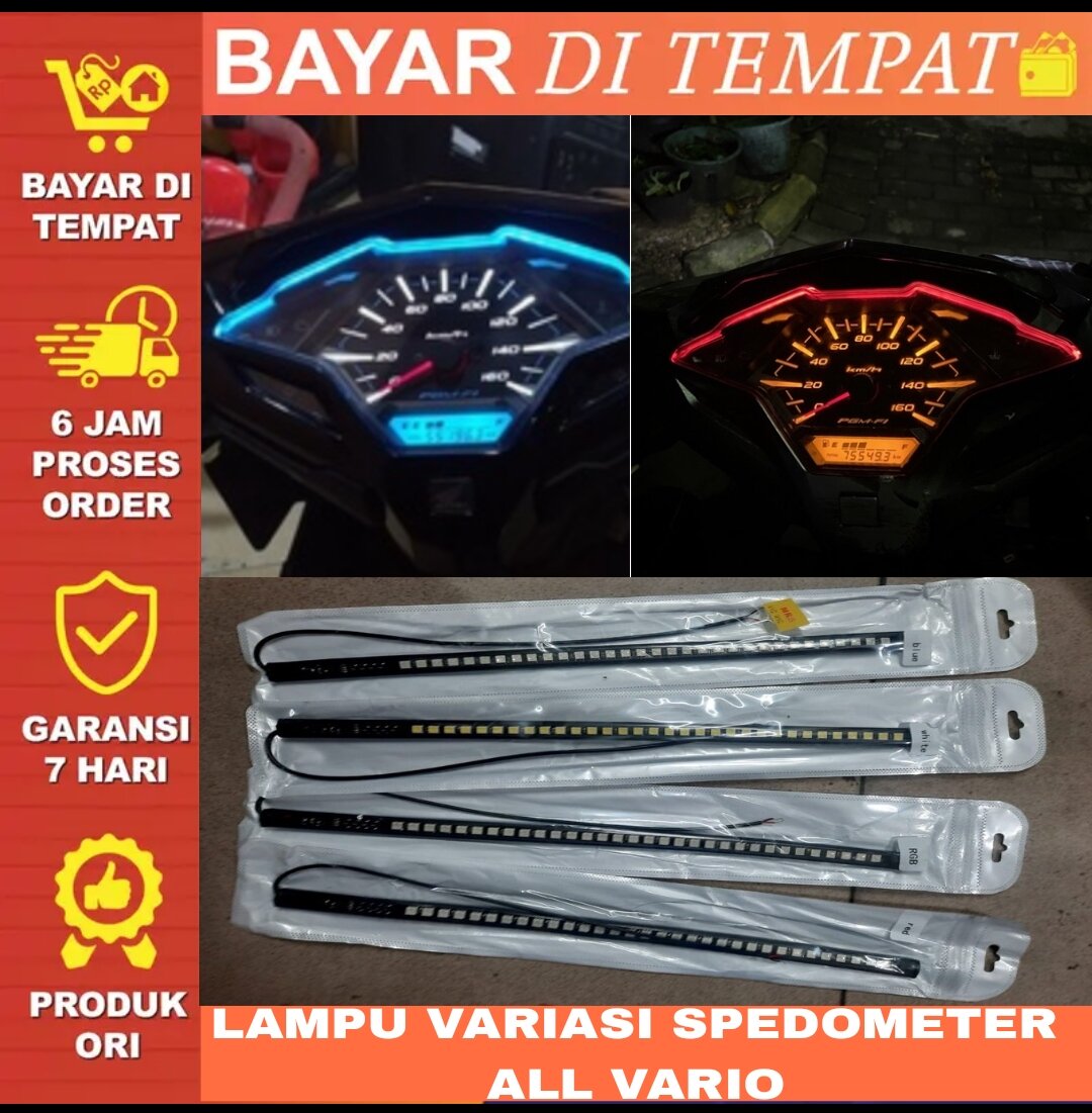 LAMPU LIS RUNING SPEEDOMETER VARIO 125 150 / LAMPU VARIASI HONDA VARIO