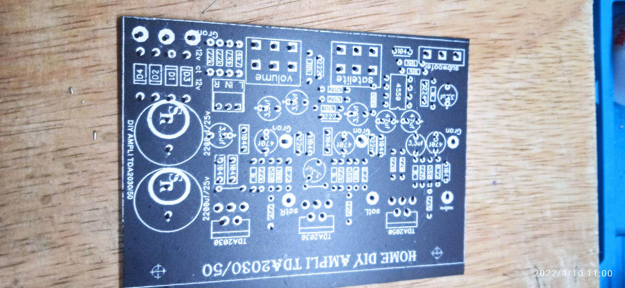 pcb power ampli tda2030/2050 R1 | Lazada Indonesia