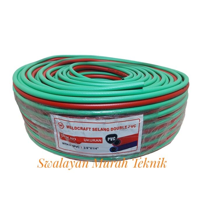 Selang Las Double Weldcraft Twin Welding Hose X Ecer Meteran