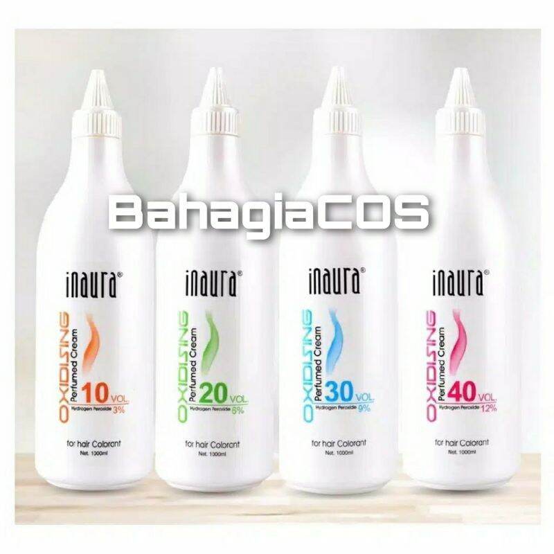 INAURA OXIDISING CREAM DEVELOPER 1000ML / OXYDANT / Campuran Cat Rambut