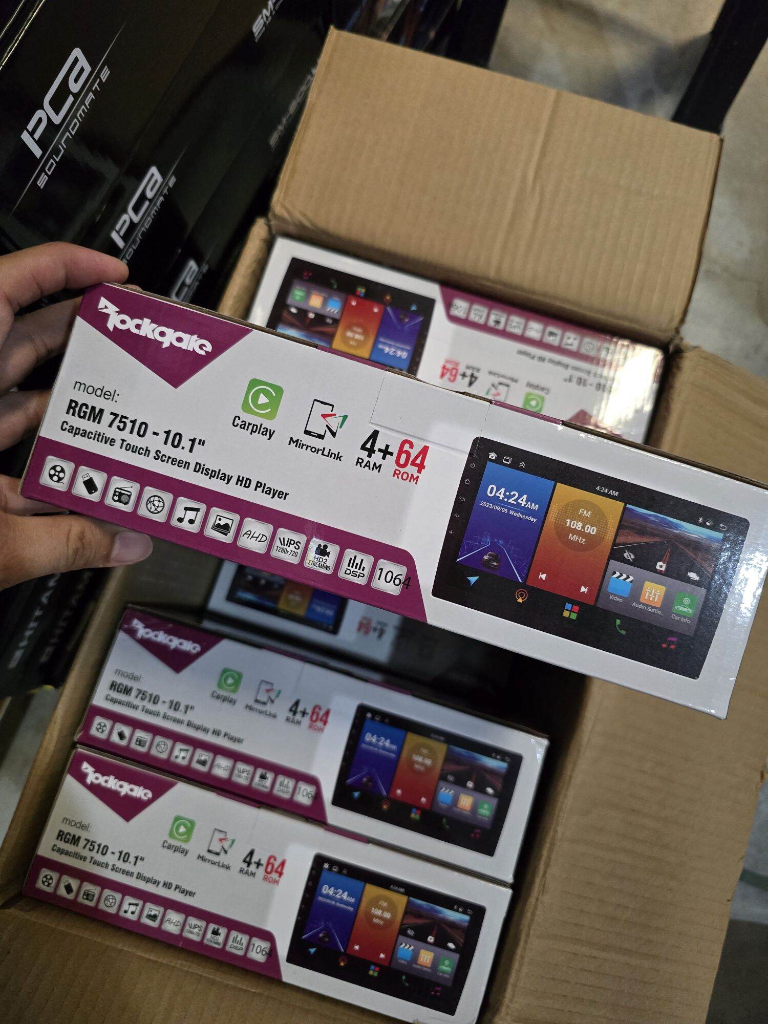 Android Mobil 10inch Rockgate Ram 4/64GB, Dsp, Carplay Harga 1,325,000 rupiah*Gratis Ongkir