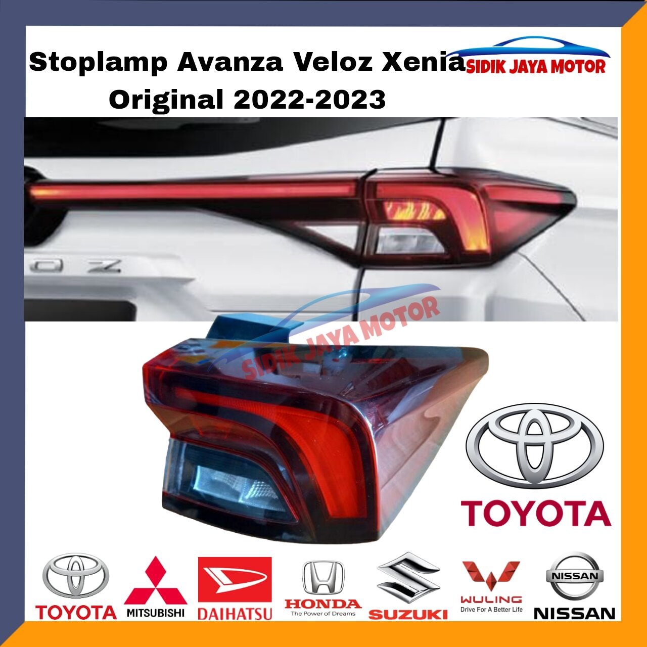 Lampu Belakang Stoplamp Avanza Veloz Xenia Original 2022 2023 kanan atau kiri Harga 250,000 rupiah*Gratis Ongkir