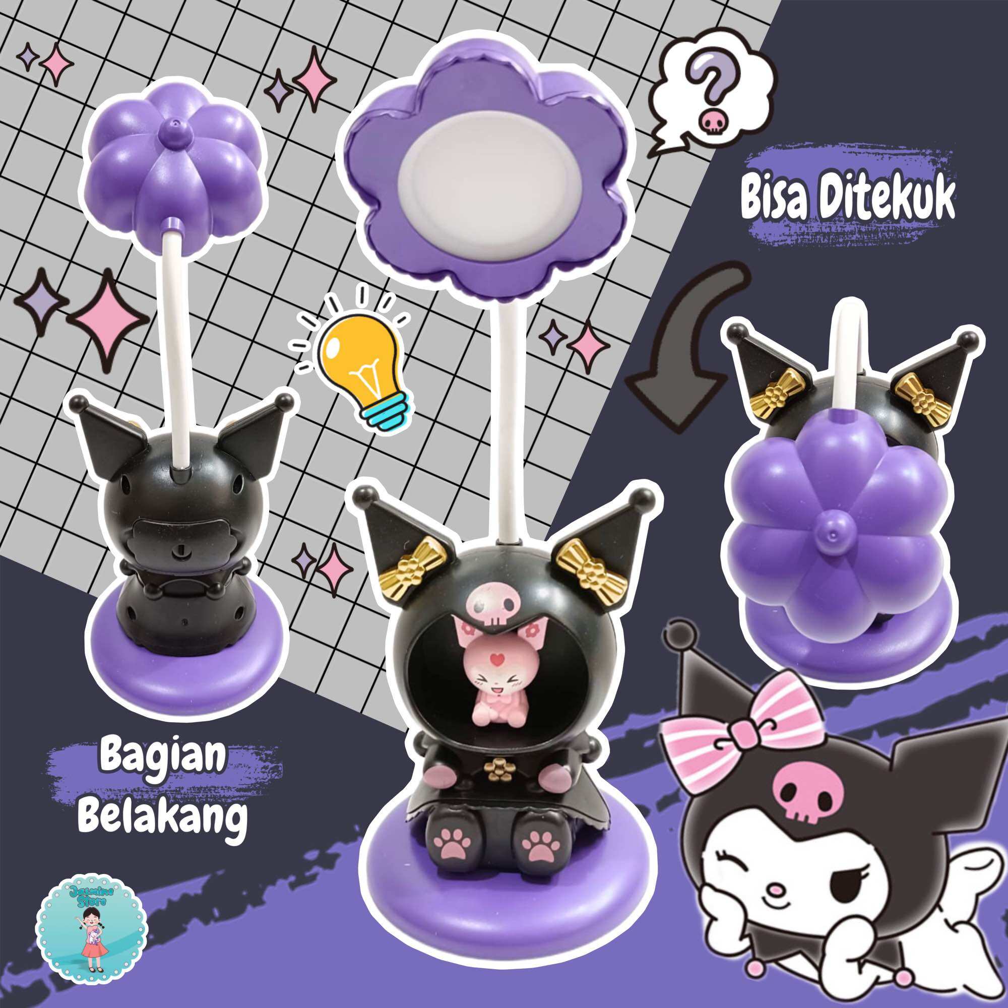 Lampu tidur Lampu Meja Cinnamoroll Kuromi Lotso/Lampu Belajar kuromi/Lampu Karakter/Lampu lucu/Lampu Sanrio Lampu Belajar Sanrio Lampu Meja Sanrio Lampu Tidur Sanrio Kuromi Cinnamoroll