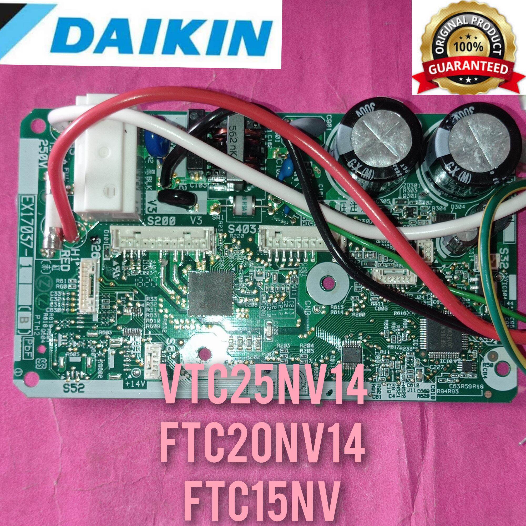 MODUL PCB INDOOR AC DAIKIN THAILAND TYPE FTC25NV14/FTC20NV14/VTC15NV