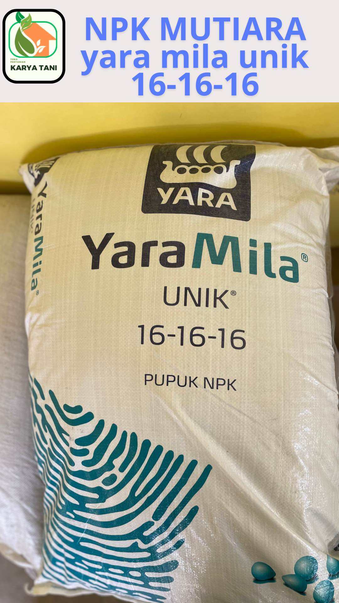 Pupuk Npk Mutiara Repack Isi Kg Yara Mila Unik Membantu