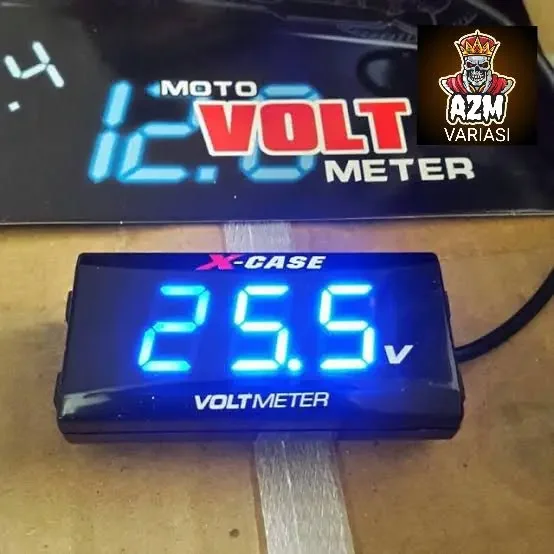 Voltmeter Aki Waterproof Universal Rizoma X-case