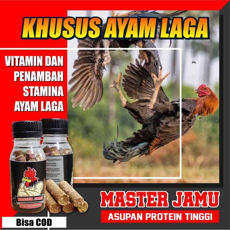 Vitamin Daya Tahan Tubuh Ayam Aduan - Jahe Merah Ginseng Plus - MASTER JAMU AYAM EXTRA POWER 18 BUTIR HERBAL MERAH MAKSIMAL MENTAL BAJA AGRESIF NAFAS PANJANG TENAGA BERLIPAT DIJAMIN AMPUH REAKSI