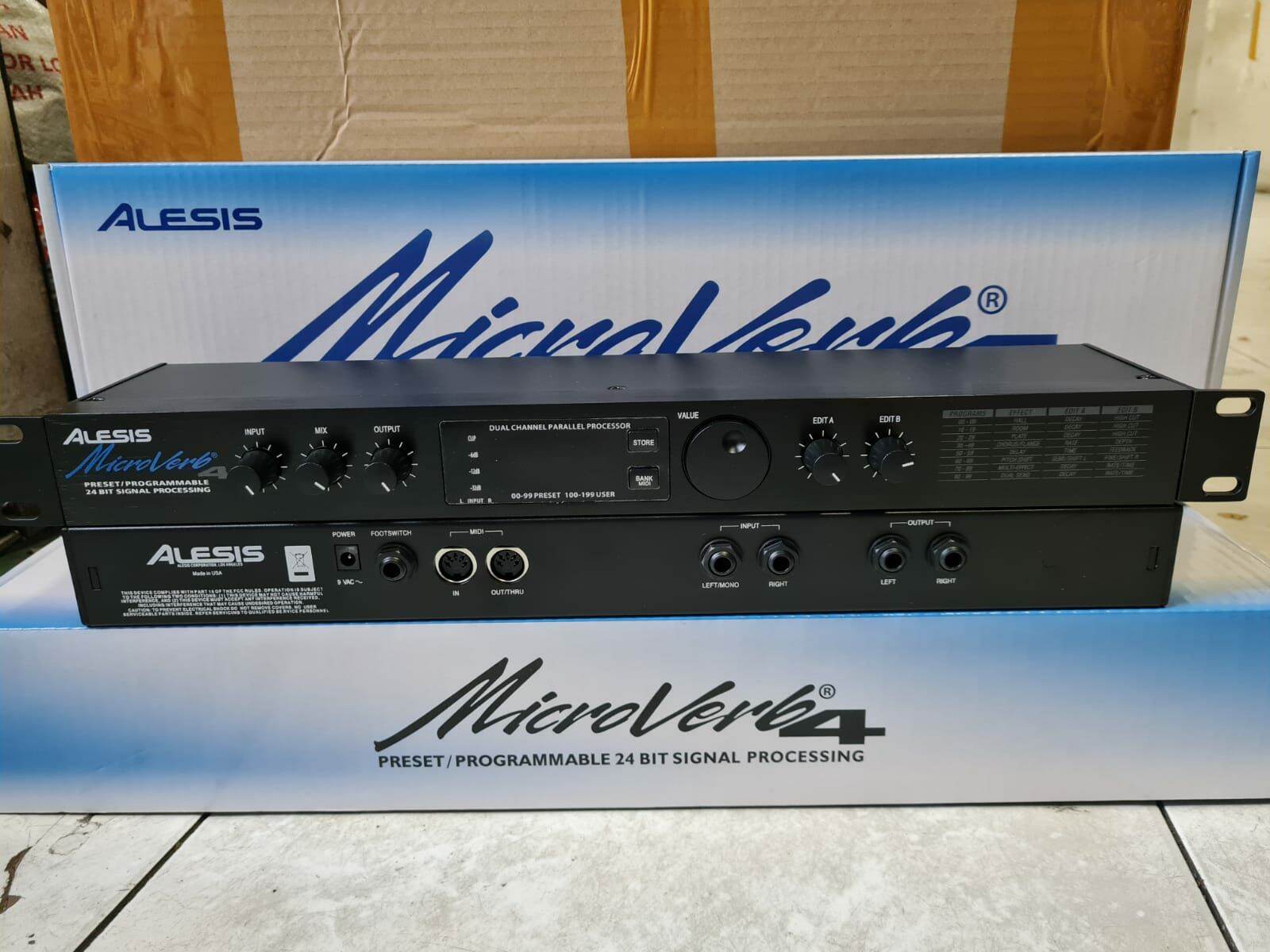 EFFECT VOCAL ALESIS MICROVERB 4 KUPING BESI MADE IN USA | Lazada Indonesia