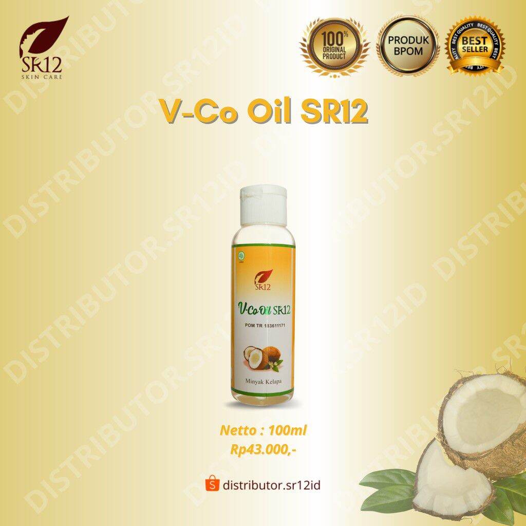 VCO Virgin Coconut Oil SR12 Minyak Kelapa Murni Untuk Kesehatan Kulit