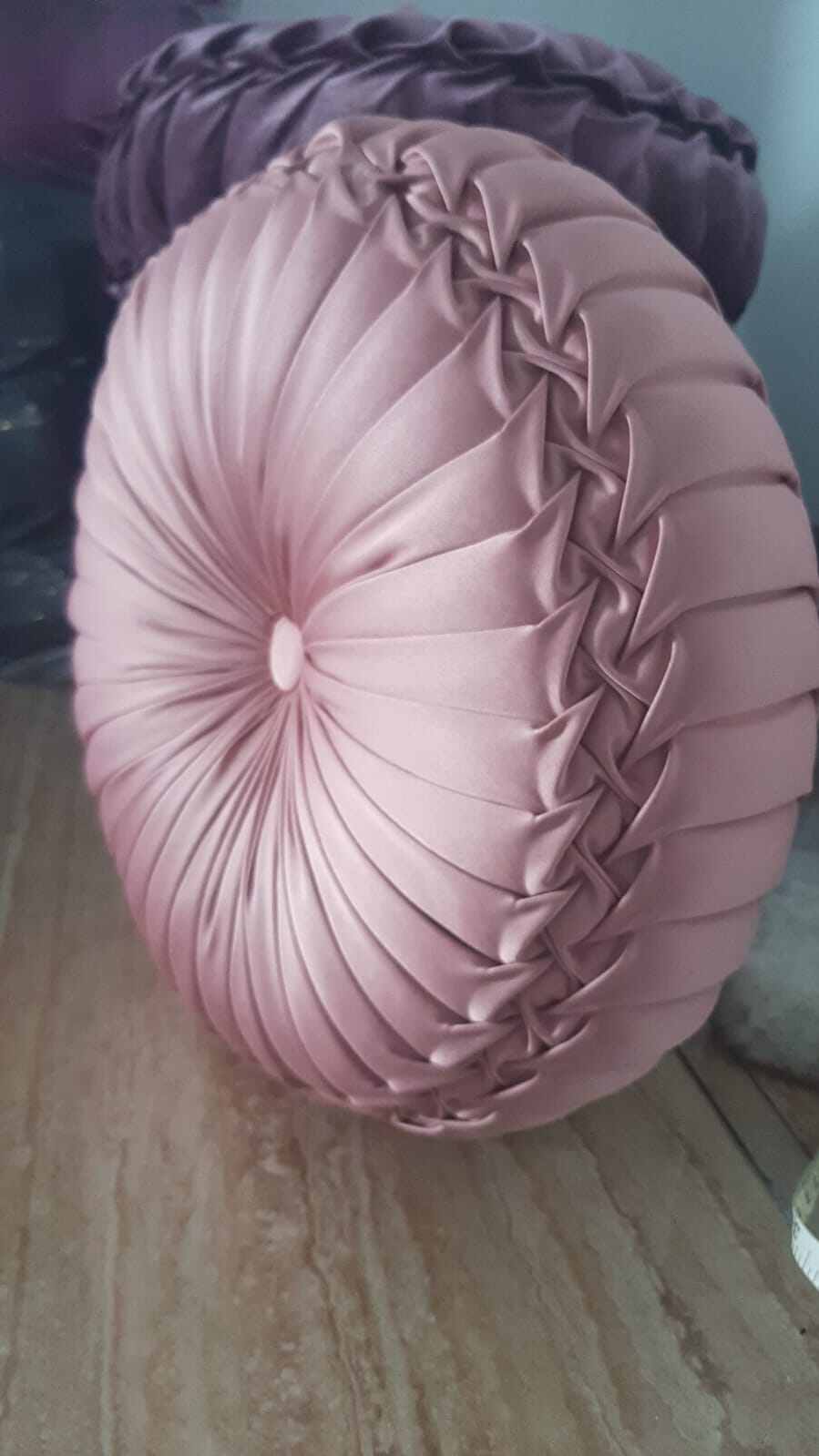 Bantal Sofa Smock /Lipat Cantik Mewah Warna Baby Pink