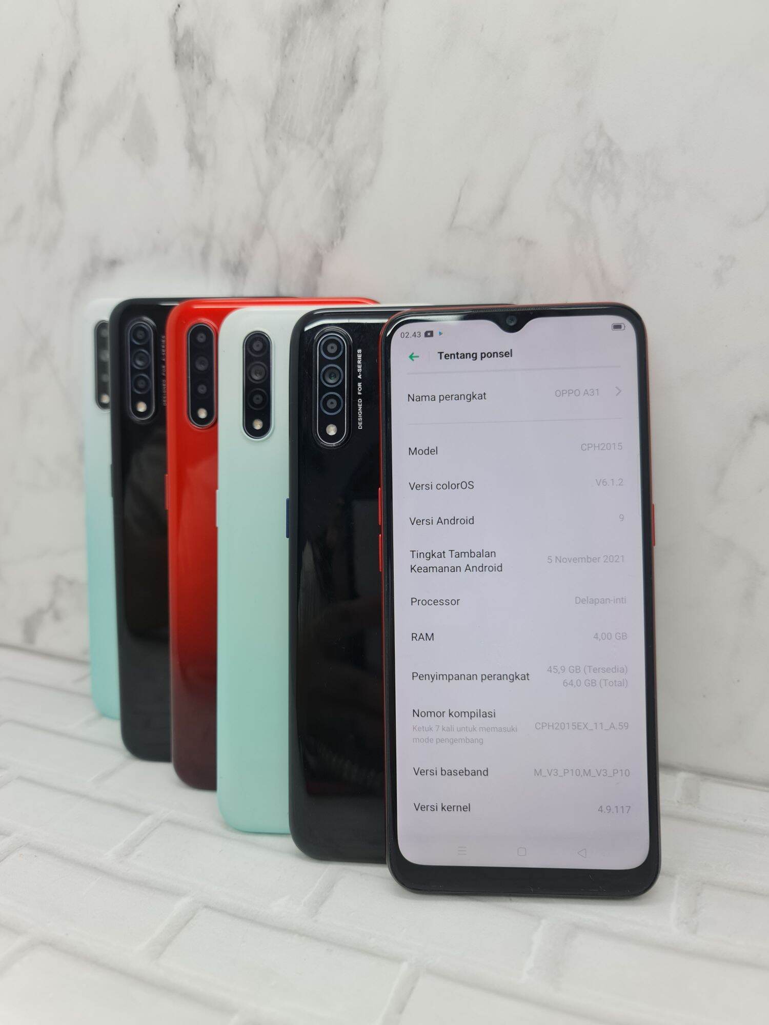 Handphone Second A31 Ram 6gb internal 128gb Giá 850,000 Đồng*Miễn phí vận chuyển
