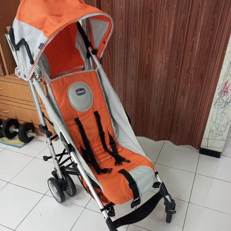 PRELOVED CHICCO Stroler Baby Liteway Orange Oren Original Made In