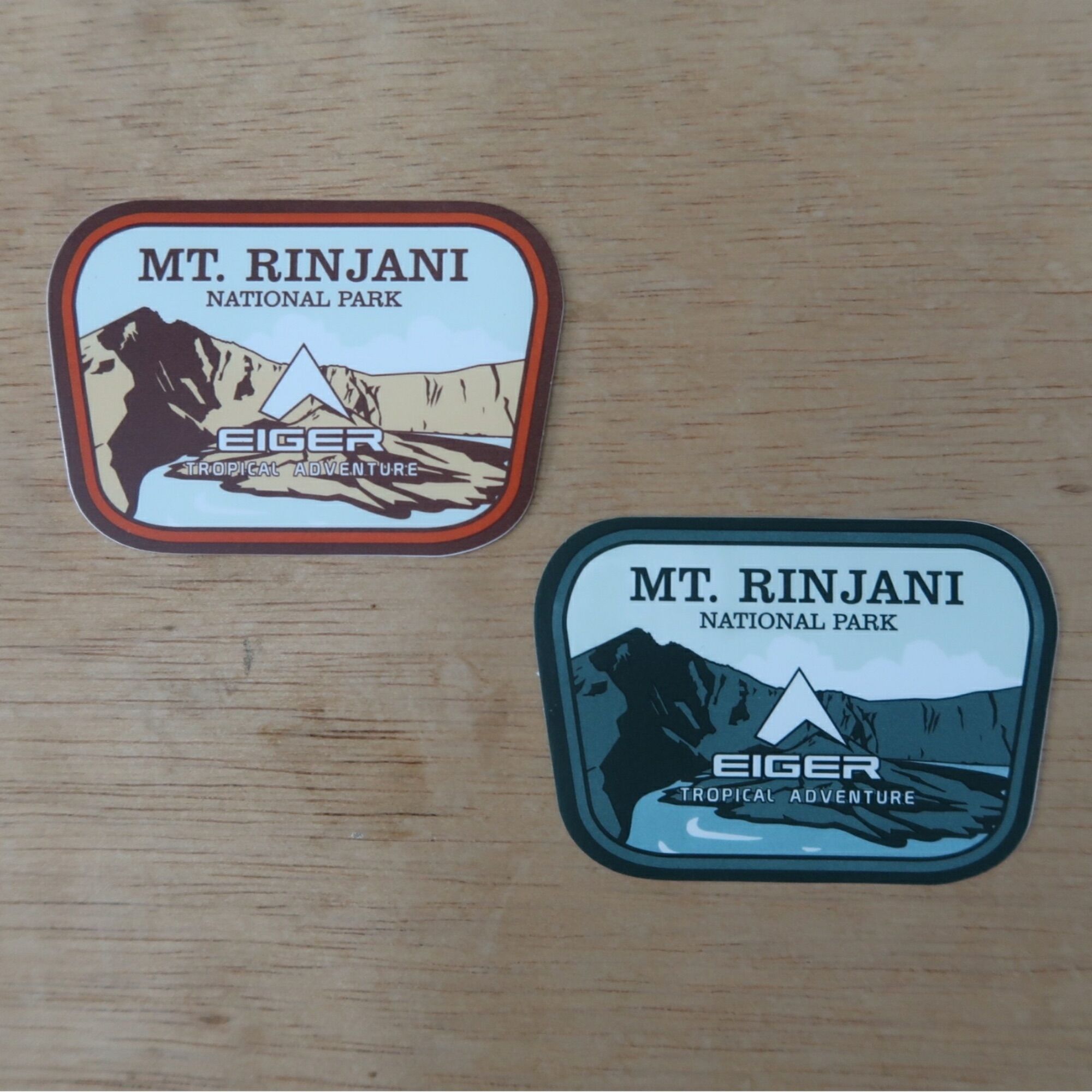 Sticker Eiger Sticker Eiger Original Taman Nasional Gunung Rinjani - Stiker Rinjani ...