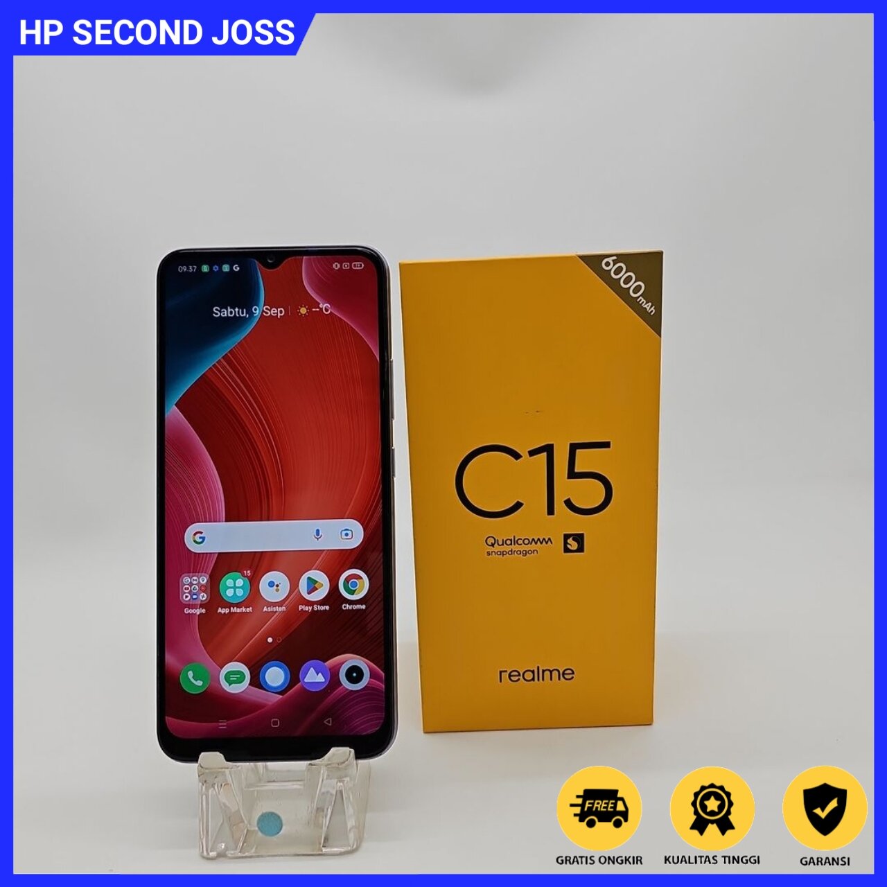 hp realme c15 second