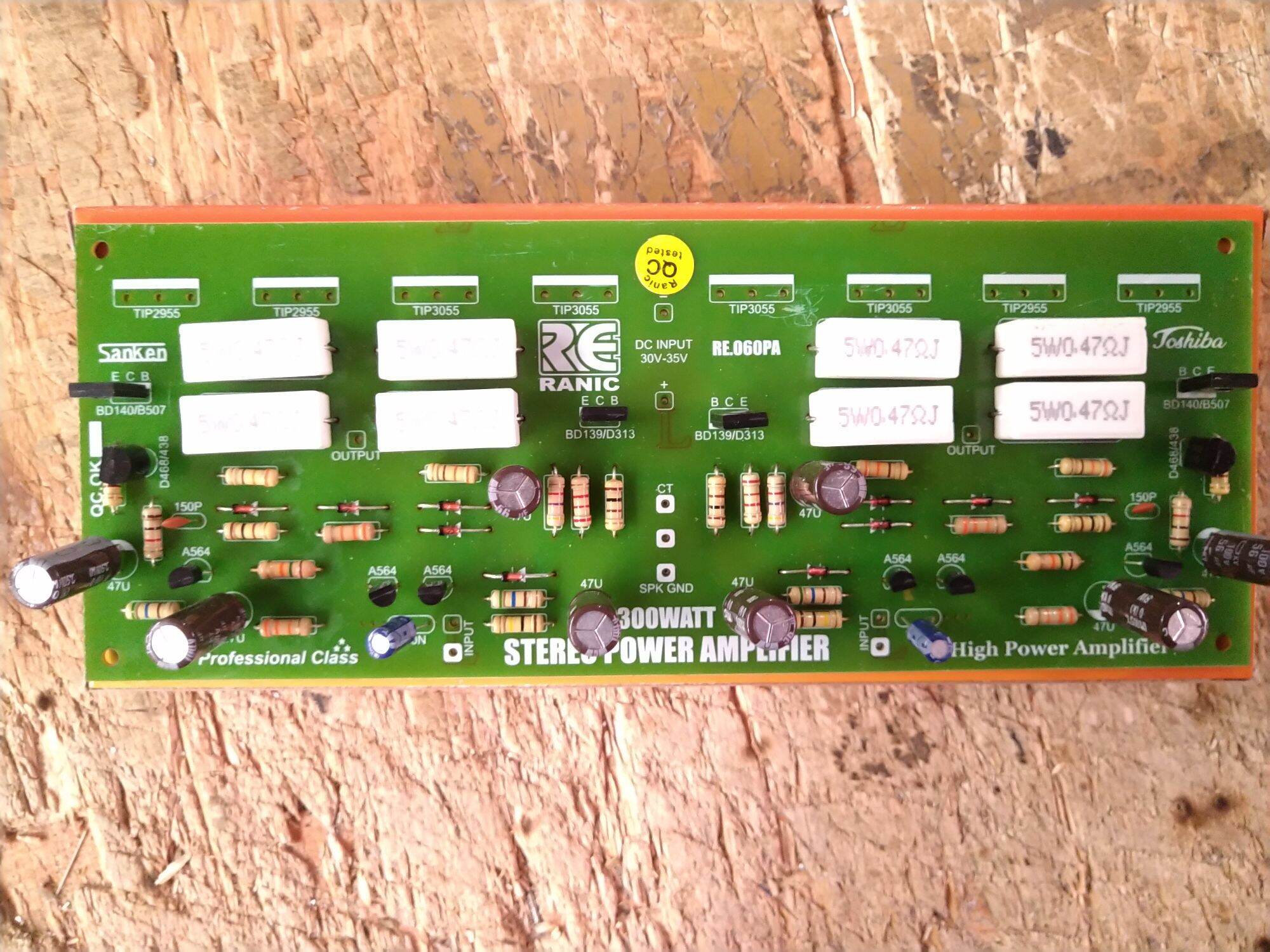 Kit Driver Power Amplifier OCL stereo 300 Watt Lazada