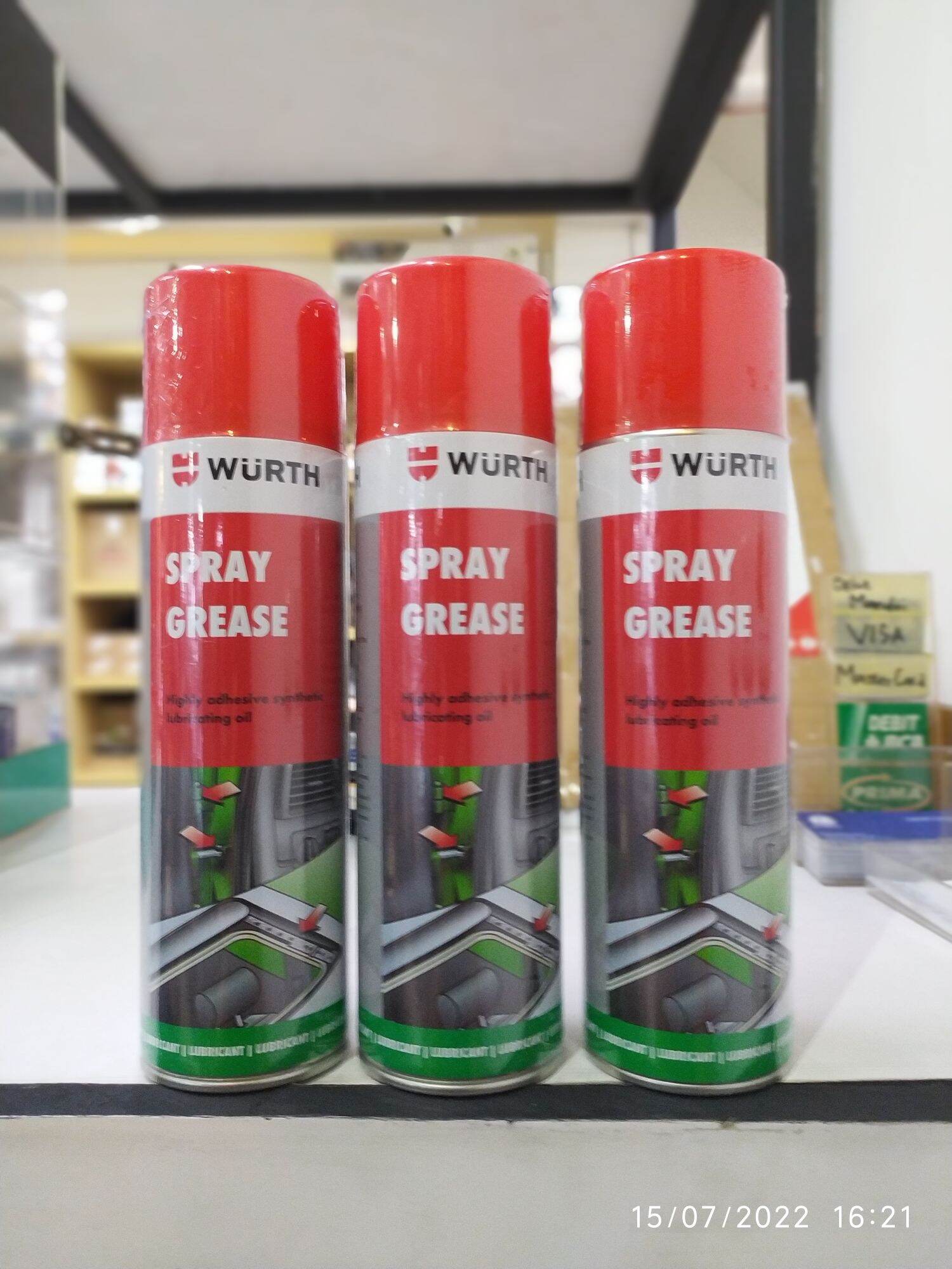 Spray Grease 500ml Wurth Lazada Indonesia