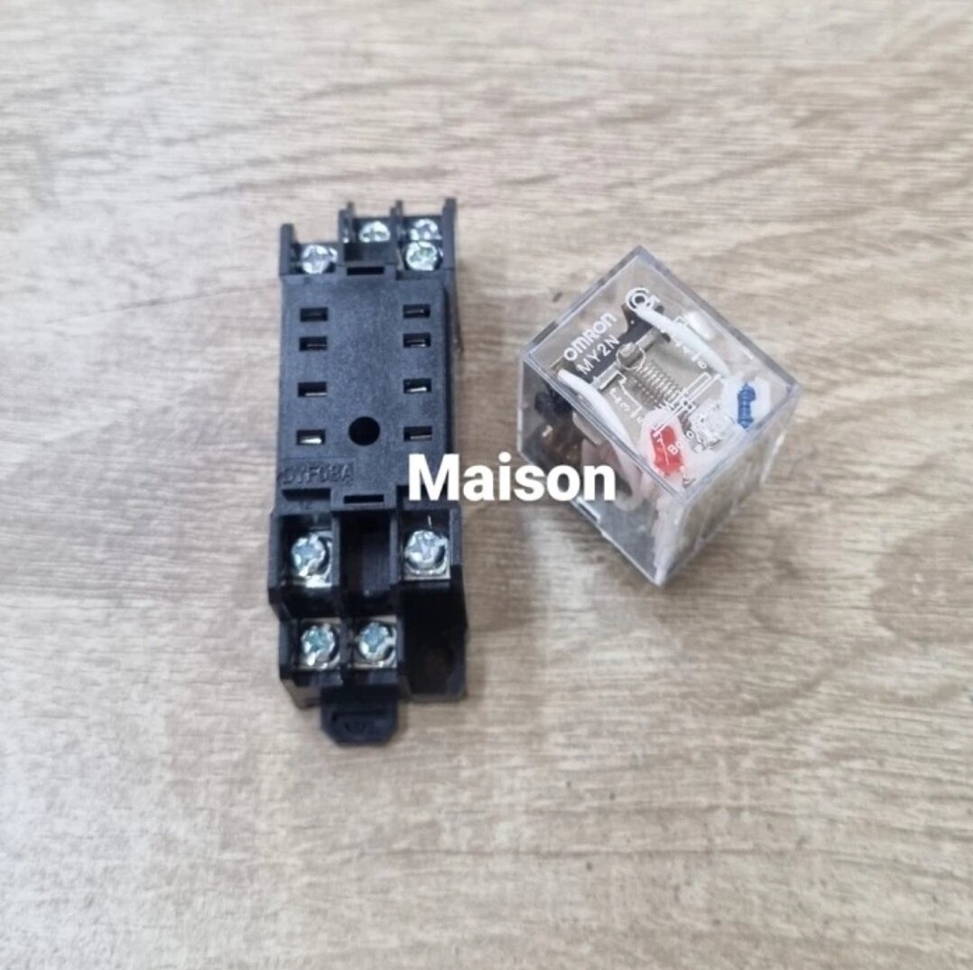 Omron Relay MY2N 220VAC + Socket MY2N 220V Lazada Indonesia