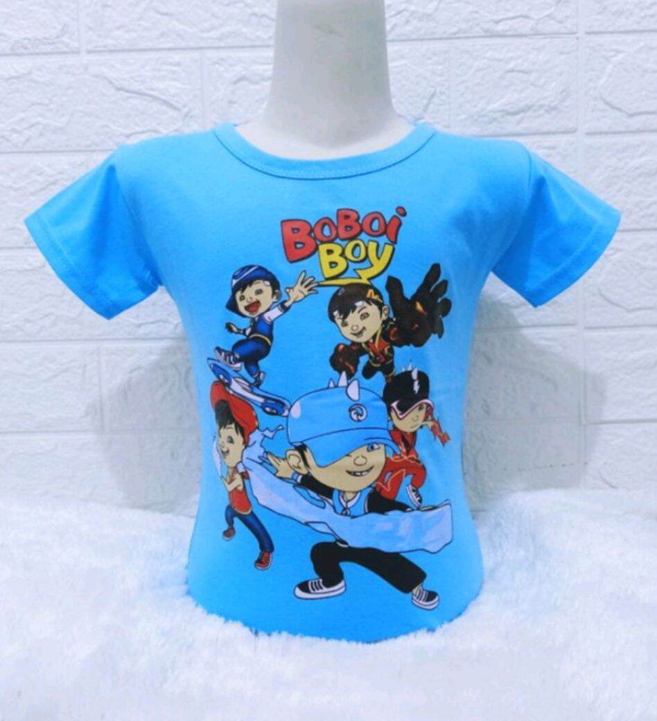 Kaos Anak Gambar Boboiboy Untuk Usia 1 10tahun Lazada Indonesia