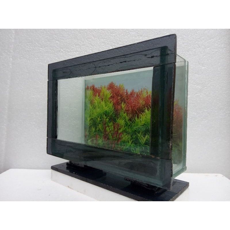 Aquarium mini TV LED ukuran 30x8x15 Lazada Indonesia