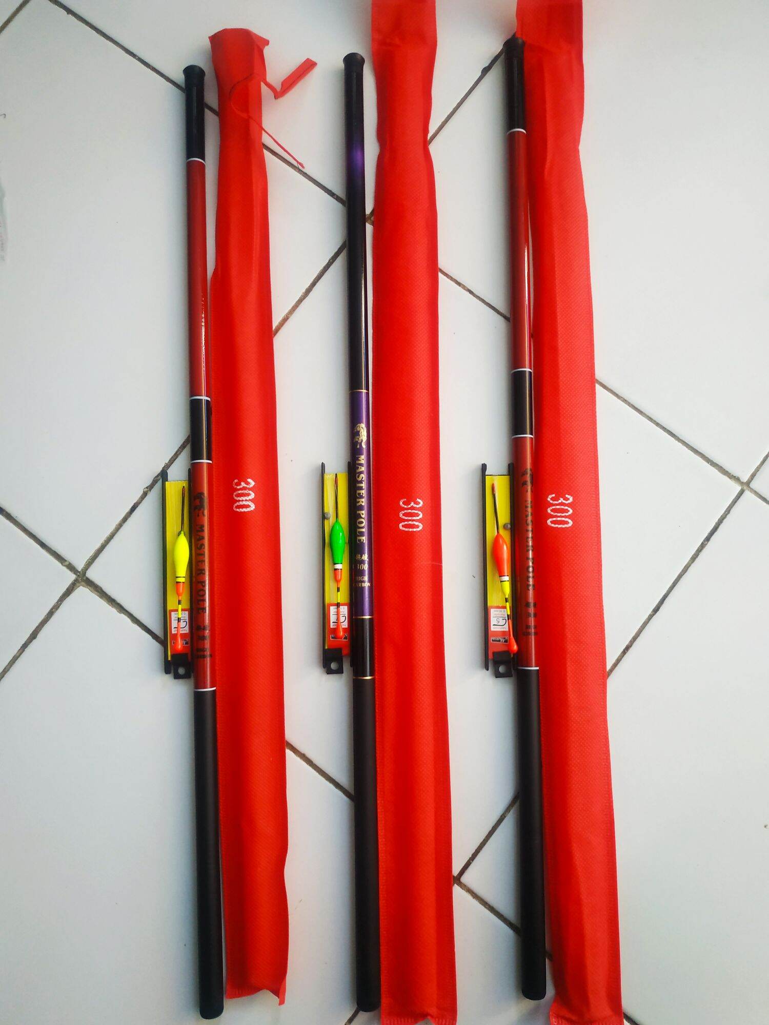 Joran / Tegek tanago micro fishing lidi aren warna putih ( 150 cm )