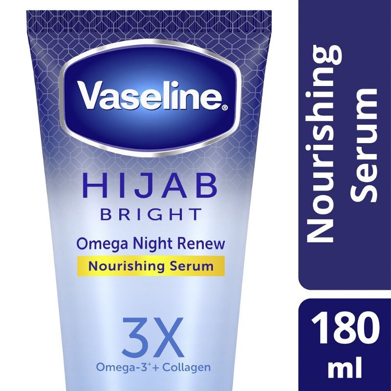vaseline hijab night nourishing serum bodyserum 180ml Lazada Indonesia